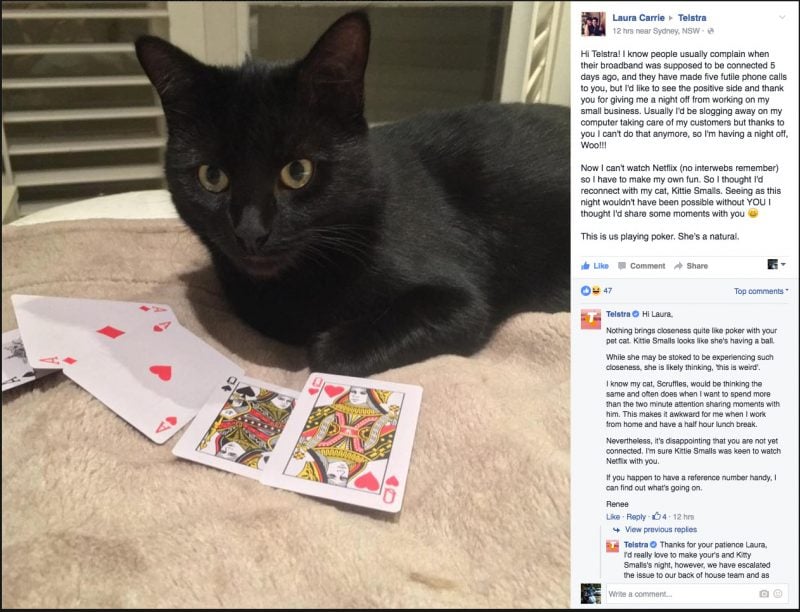 Kitty Smalls Vs Telstra Part 1 - Kitty Smalls plays Poker